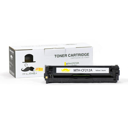 Compatible HP LaserJet Pro 200 Color M276NW Yellow Toner Cartridge - Moustache