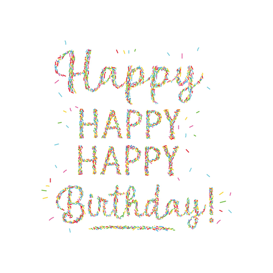 WallPops Happiest Birthday Wall Art Kit