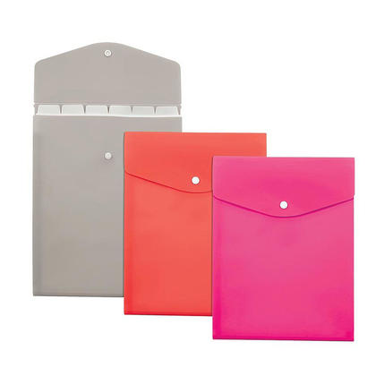 Pendaflex® Slimline 7-Pocket Poly Vertical File, Letter Size, Random Color, 1/Pack