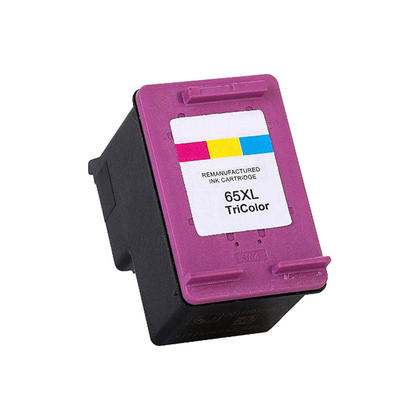 Remanufactured HP 65XL N9K03AN Tri-Color Ink Cartridge High Yield - Economical Box