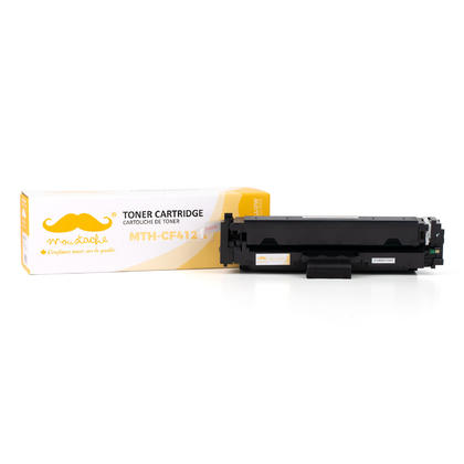 Compatible HP Color LaserJet Pro M452NW YellowToner Cartridge - Moustache