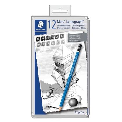 Staedtler@ Mars@ Lumograph@ Drawing Sketching Pencils 103192