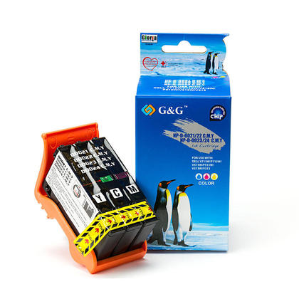Compatible Dell V715W All-In-One Ink Dell Series 24 T110N 330-5288 330-5888 Color High Yield