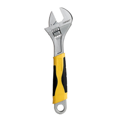 8" Adjustable Wrench with Double Color Handle for Repair and Assembly Tasks