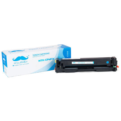 Compatible HP Color LaserJet Pro MFP M277DW Cyan Toner Cartridge High Yield - Moustache