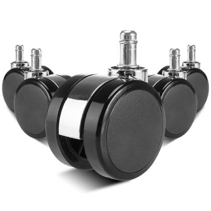 Universal Office Chair Casters, Set of 5