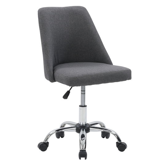 CorLiving Marlowe Upholstered Armless Task Chair - Dark Grey