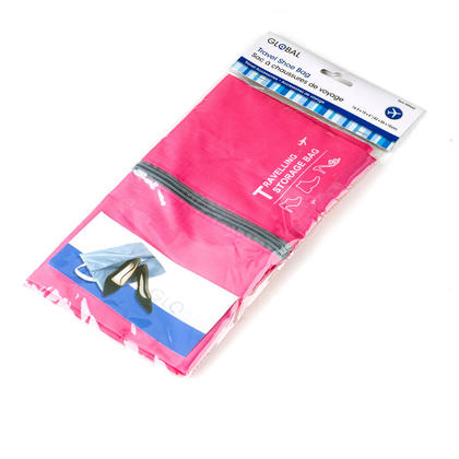 Travel Storage Shoes Bag Organizer 16"x10", 1 Randomized Color Per Pack