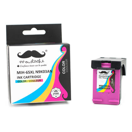Compatible HP 65XL N9K03AN Tri-Color Ink Cartridge High Yield - Moustache®
