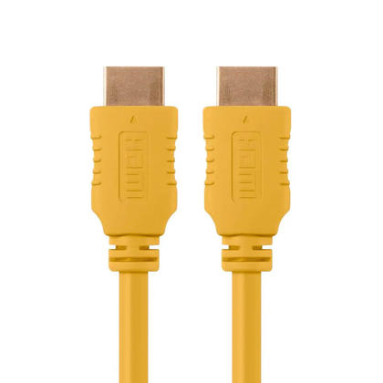 6ft 28AWG High Speed HDMI® Cable w/Ferrite Cores - (7 Colors Available) - Monoprice® - Yellow