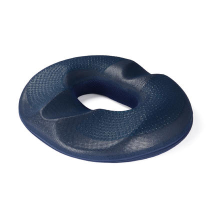 Memory Foam Chair Seat Cushion, Soft Donut Tailbone Pillow, Deep Blue - Moustache®