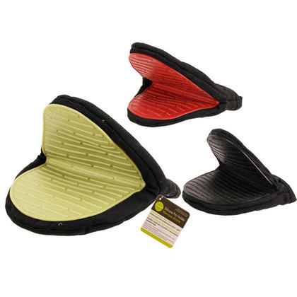 Silicone Pot Holder Oven Mitt 6"x6" Kitchen Heat Resistant, 1 Randomized Color Per Pack