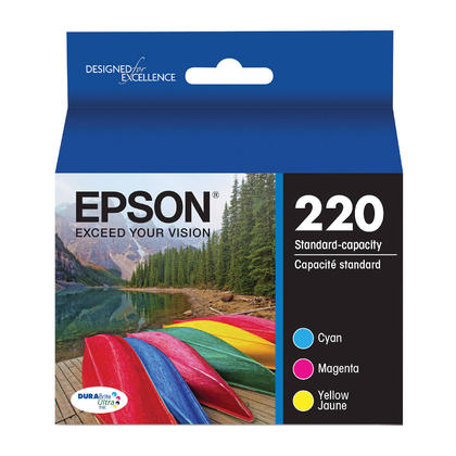 Epson T220520 Color Ink Cartridge Combo C/M/Y