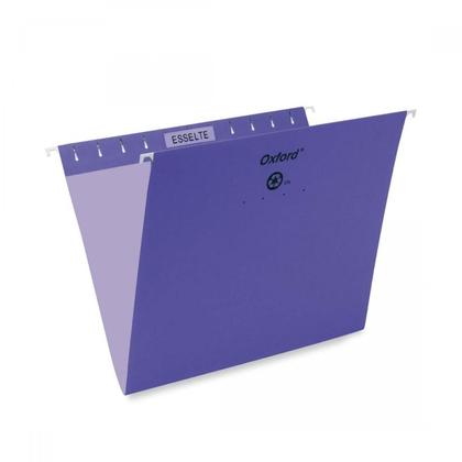 Pendaflex@ Essentials Esselte Oxford Colored Hanging File Folders - Violet ,Letter