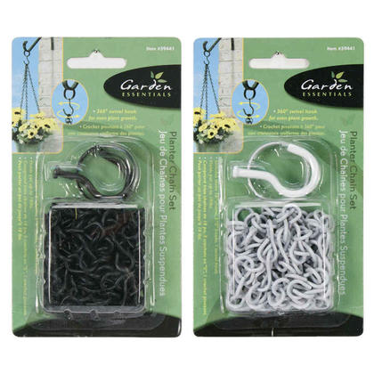 18" Hanging Chain for Bird Feeders, Planters, Lanterns and Ornament, 1 Randomized Color Per Pack