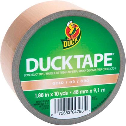 Duck Brand Color Duct Tape, gold, 48mmx9.1m, Single Roll