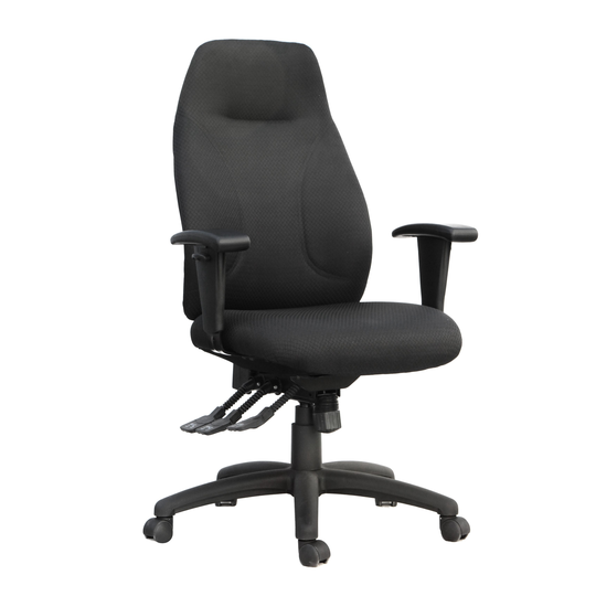 TygerClaw 19.29-in x 21-in Black Mesh Office Chair