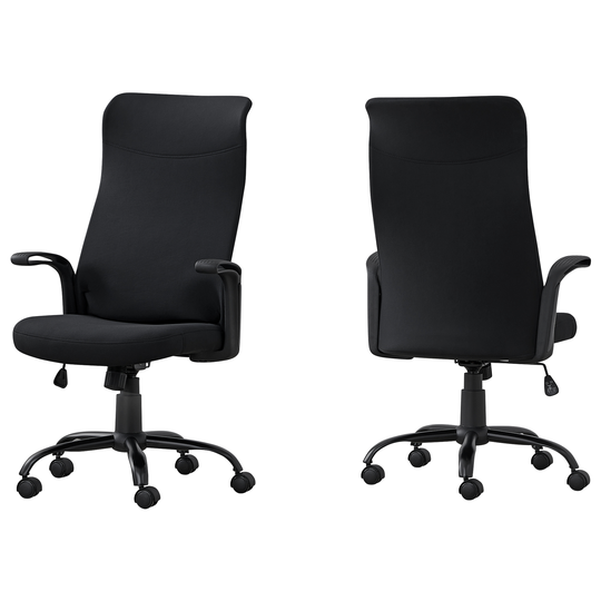 Monarch Specialties Monarch office Chair - Multi-Position - Black Fabric