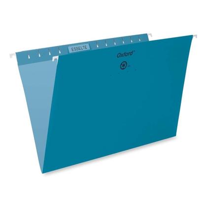 Pendaflex@ Essentials Esselte Oxford Colored Hanging File Folders - Teal ,Legal