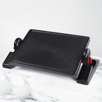 Ergonomic Adjustable Footrest, Black - Moustache®