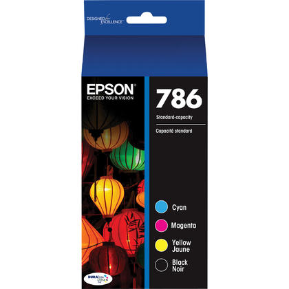 Epson 786 T786120-BCS Black and Color Ink Cartridge Combo