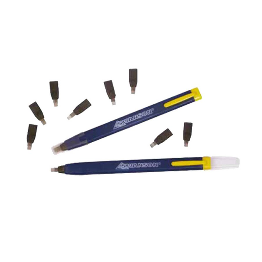 Swanson Tool Company Refillable Blue Pencils (2-Pack)