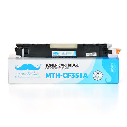 Compatible HP Color LaserJet Pro MFP M177FW Cyan Toner Cartridge - Moustache