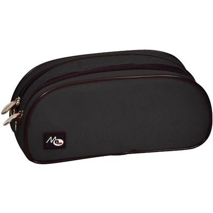 DBL Zipper Nylon Pencil Case, Black