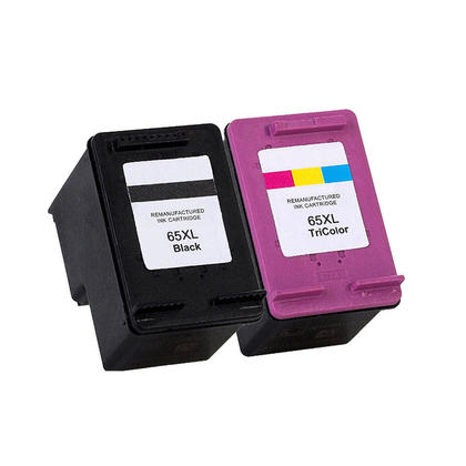 Remanufactured HP 65XL Black and Color Ink Cartridge Combo High Yield - Economical Box