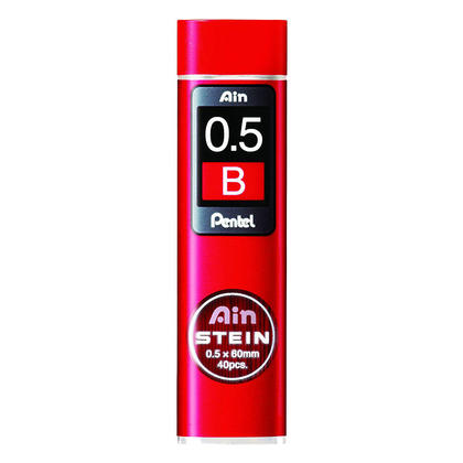 Pentel Ain Stein Tube Mechanical Pencil Leads - 0.5mm, B 242024