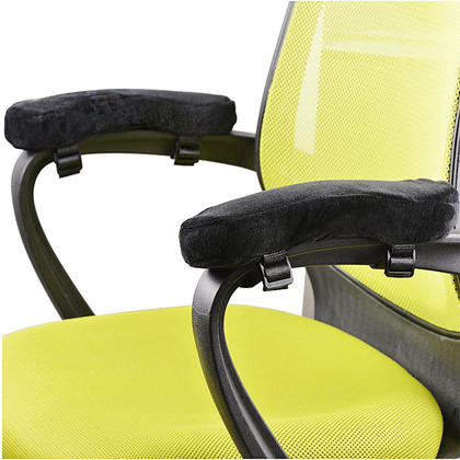 Ergonomic Office Chair Armrest Pads, Comfy Elbow Cushion with Straps, 2 Units/Pack
