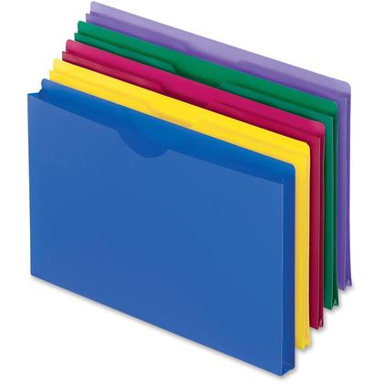 Pendaflex@ Translucent Poly File Jacket, Assorted Colors - Legal 711861