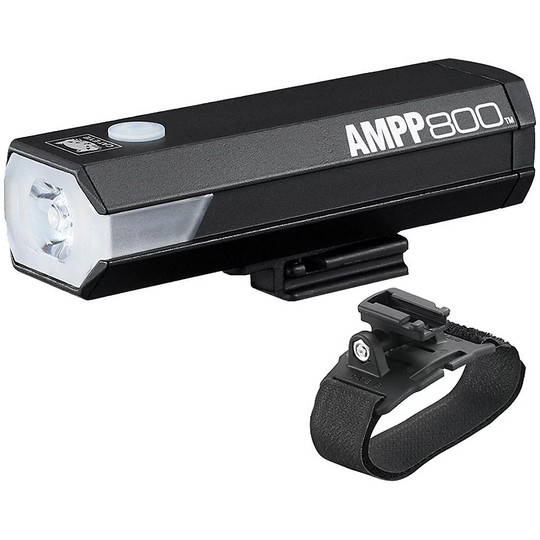 Cateye AMPP 800 Helmet Mount Version - Black