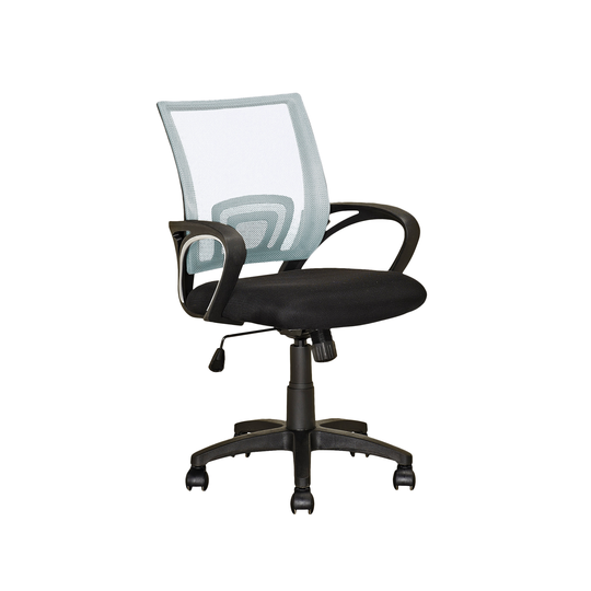 CorLiving 18.50-in x 18.25-in Contoured White Mesh Back Office Chair