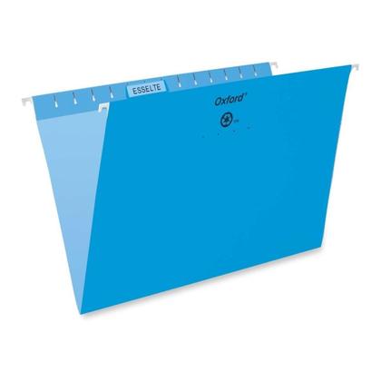 Pendaflex@ Essentials Esselte Oxford Colored Hanging File Folders - Blue ,Legal 486365