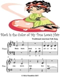 Black Is the Color of My True Love's Hair - Beginner Tots Piano Sheet Music