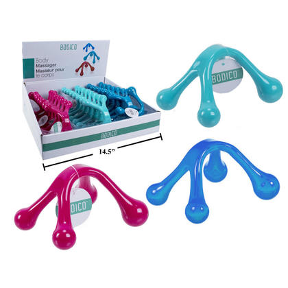 Manual Body Massager, 1 randomized color per pack