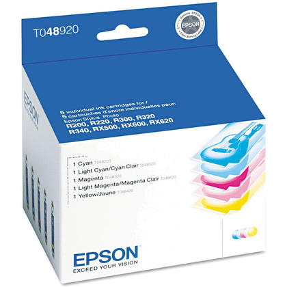 Epson T048920 Color Ink Cartridge Combo C/M/Y/LC/LM