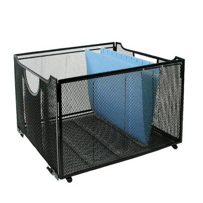 Winnable® Boîte de classement pliable Mesh, 9-1/2" L x 13" P x 15" H, Noir