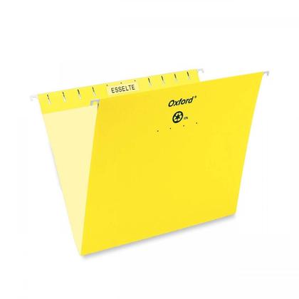 Pendaflex@ Essentials Esselte Oxford Colored Hanging File Folders - Yellow ,Letter