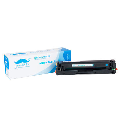Compatible HP Color LaserJet Pro M252DW Cyan Toner Cartridge - Moustache