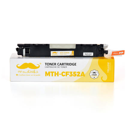 Compatible HP Color LaserJet Pro MFP M176N Yellow Toner Cartridge - Moustache