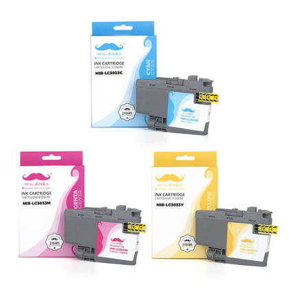 Compatible Brother LC3033 3PKS Color Ink Cartridge Combo Extra High Yield C/M/Y