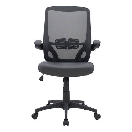 CorLiving Workspace Grey Ergonomic Adjustable Height Swivel Desk Chair