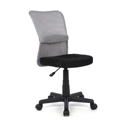 360 Swivel Mesh Office Chair , Armless, Mid-Back- Moustache@ - Grey