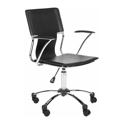 Safavieh 39.4-in Black Kyler Desk Chair