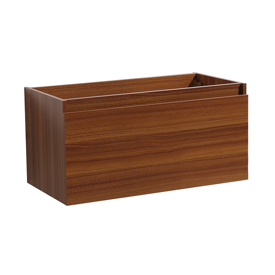 Fresca Mezzo 35.2-in Teak Bathroom Vanity Cabinet