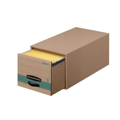 Bankers Box® Stor/Drawer® Steel Plus™ File Drawer, Stackable,15-1/2"x23-1/4"x10-3/8" - Legal, Brown