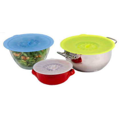 L.Gourmet 8" Dia. Silicone Lid, 1 Randomized Color Per Pack