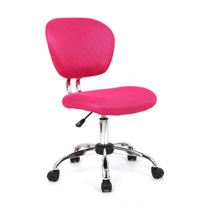 Office Desk Task Chair, Fabric, 3 Colours - Moustache@ - Pink